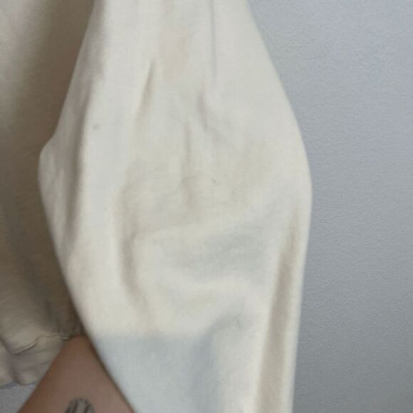 Aerie Offline Tacos & Tennis Throw-Back Fleece Crew Neck Sweatshirt Size Medium - Picture 3 of 10